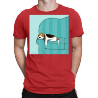 Happy Couch Dog  Cute Beagle T-shirt | Artistshot