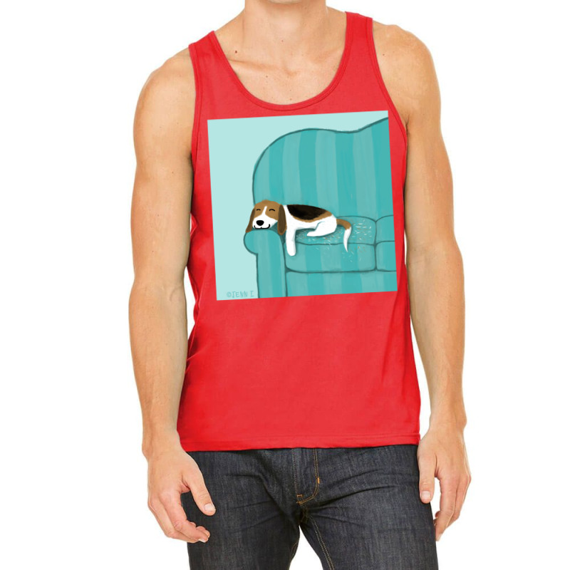 Happy Couch Dog  Cute Beagle Tank Top | Artistshot