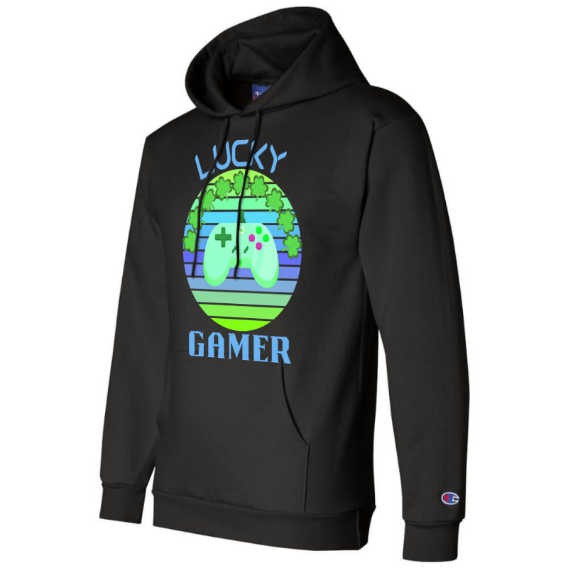 One Lucky Gamer T  Shirtone Lucky Gamer T  Shirt (8) Champion Hoodie | Artistshot