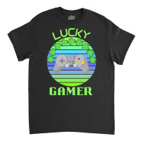 One Lucky Gamer T  Shirtone Lucky Gamer T  Shirt (9) Classic T-shirt | Artistshot