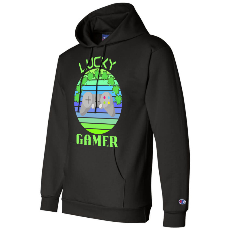 One Lucky Gamer T  Shirtone Lucky Gamer T  Shirt (9) Champion Hoodie | Artistshot