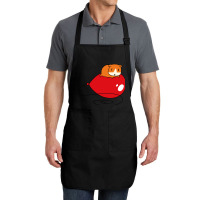 Red Balloon And Guinea Pig Full-length Apron | Artistshot