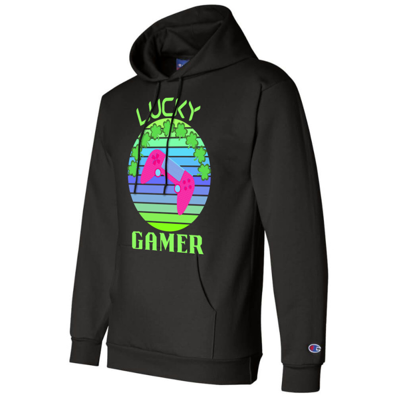 One Lucky Gamer T  Shirtone Lucky Gamer T  Shirt Champion Hoodie | Artistshot