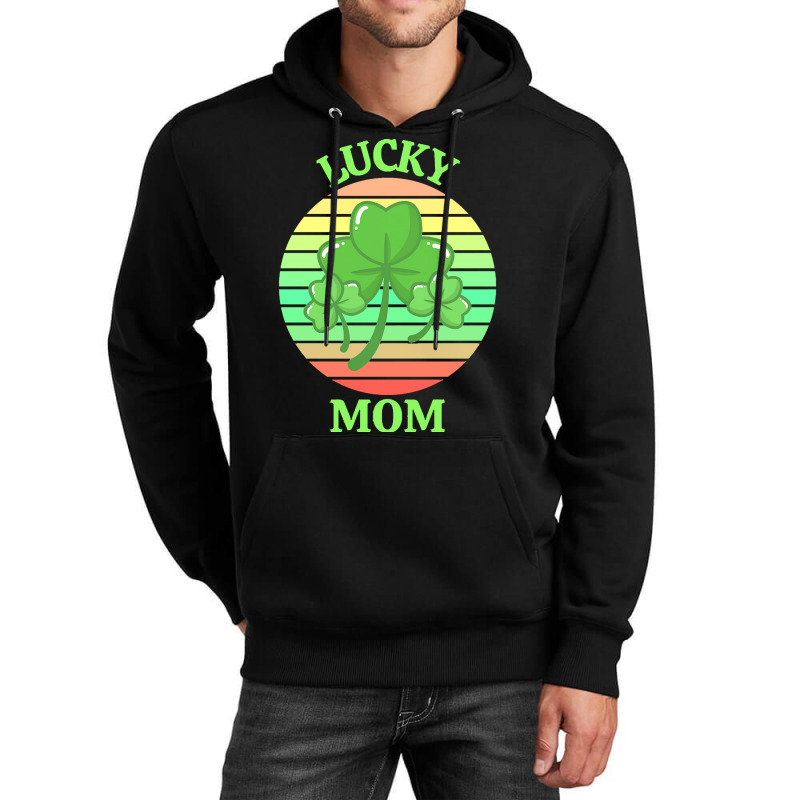 One Lucky Mom T  Shirtone Lucky Mom T  Shirt (1) Unisex Hoodie | Artistshot