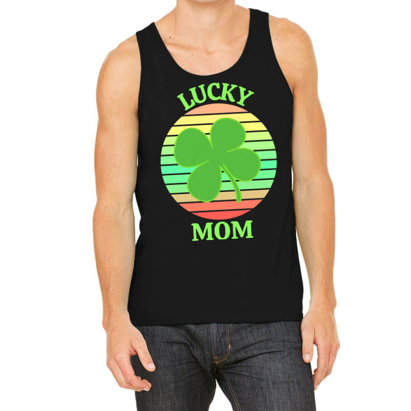 One Lucky Mom T  Shirtone Lucky Mom T  Shirt (2) Tank Top | Artistshot