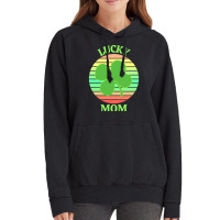 One Lucky Mom T  Shirtone Lucky Mom T  Shirt (2) Vintage Hoodie | Artistshot