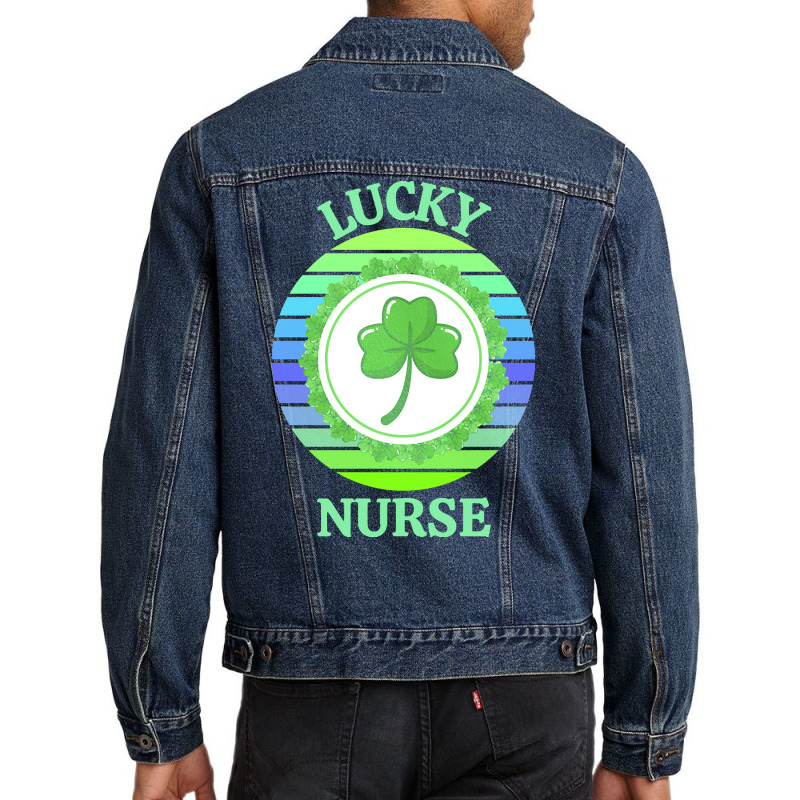 One Lucky Nurse T  Shirtone Lucky Nurse T  Shirt (1) Men Denim Jacket | Artistshot