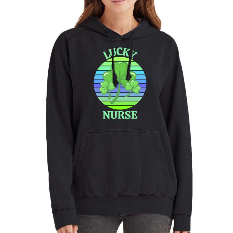 One Lucky Nurse T  Shirtone Lucky Nurse T  Shirt (2) Vintage Hoodie | Artistshot