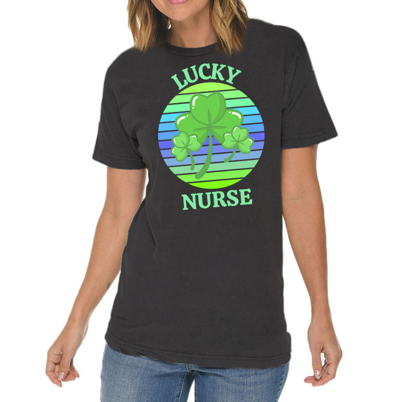 One Lucky Nurse T  Shirtone Lucky Nurse T  Shirt (2) Vintage T-shirt | Artistshot