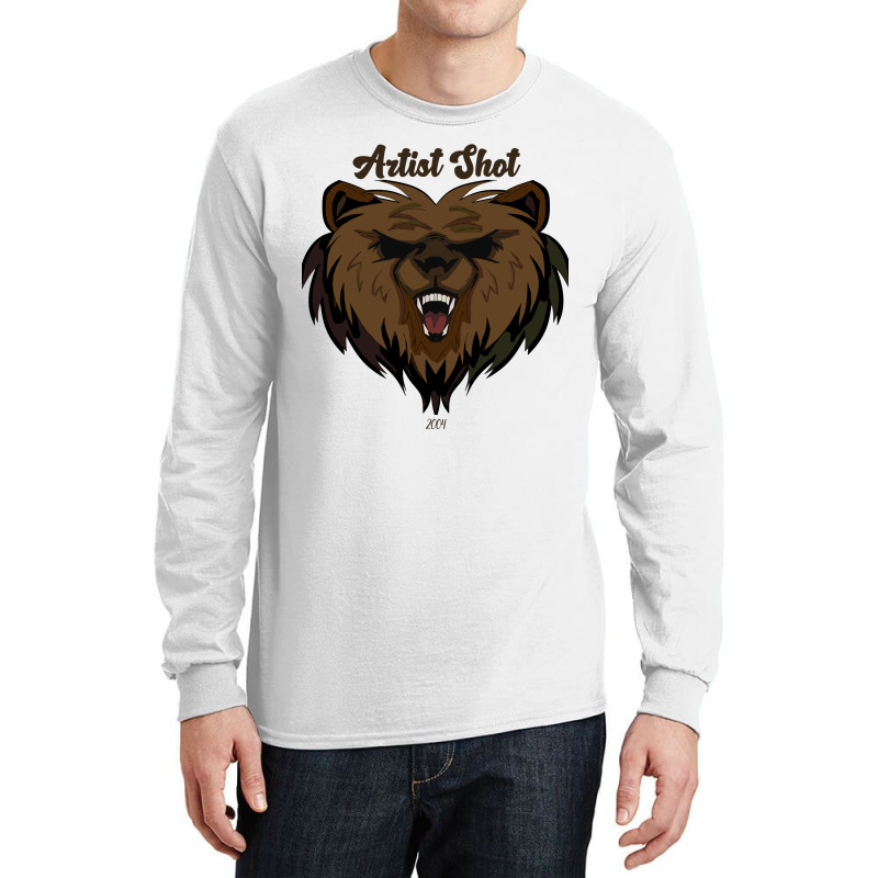 Artist Shot Bear Long Sleeve Shirts | Artistshot