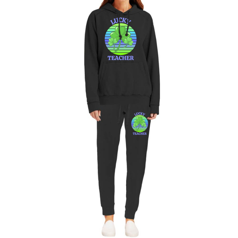 One Lucky Teacher T  Shirtone Lucky Teacher T  Shirt (1) Hoodie & Jogger Set | Artistshot