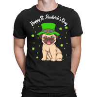 Patricks Day Gift T  Shirt Pug Dogs Lover Funny Irish Shamrock Happy S T-shirt | Artistshot