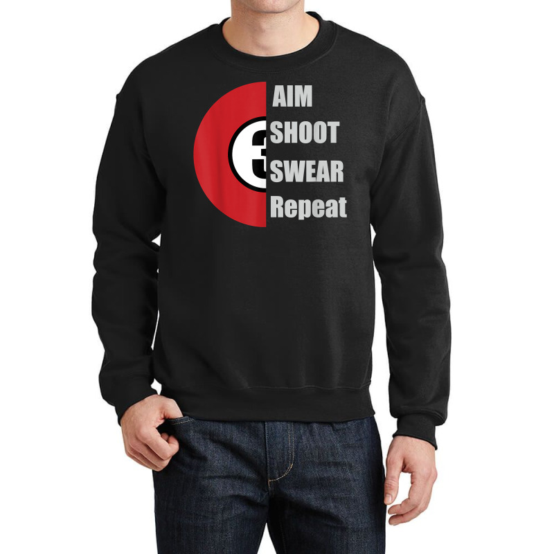 Playing Pool Billiards Snooker Scratch Aim Shoot Player T Shirt Crewneck Sweatshirt | Artistshot