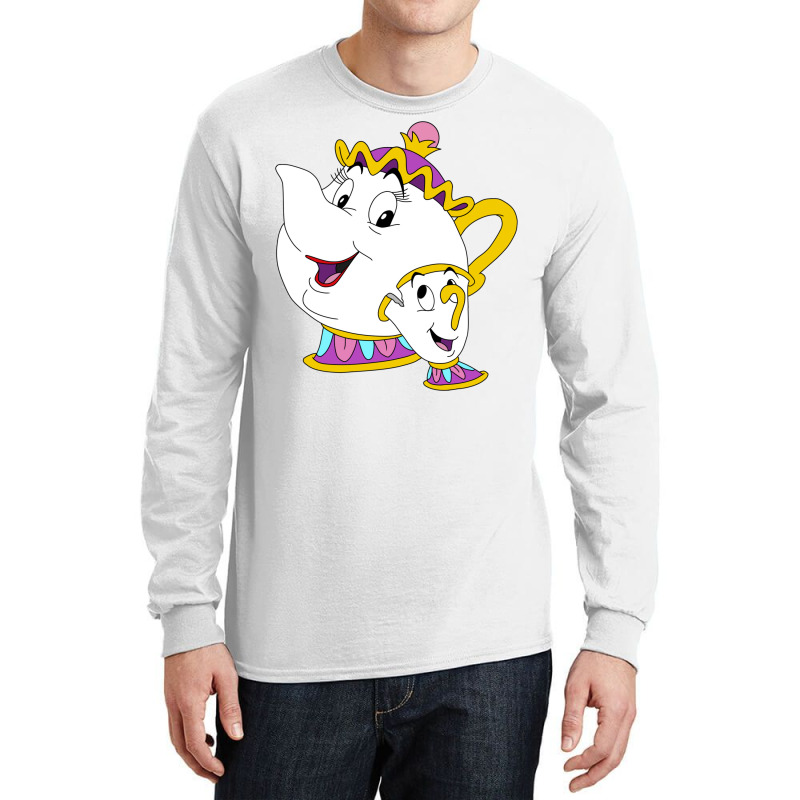 Mrs Potts And Chip Long Sleeve Shirts by beyanglubow | Artistshot