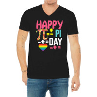 Pi Day Observed On March 14 Celebration T  Shirt Happy Pi Day Math Lov V-neck Tee | Artistshot