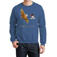 Fruitbatman And Robin   Raising Funds For Bat Conservation And Rescue Crewneck Sweatshirt | Artistshot