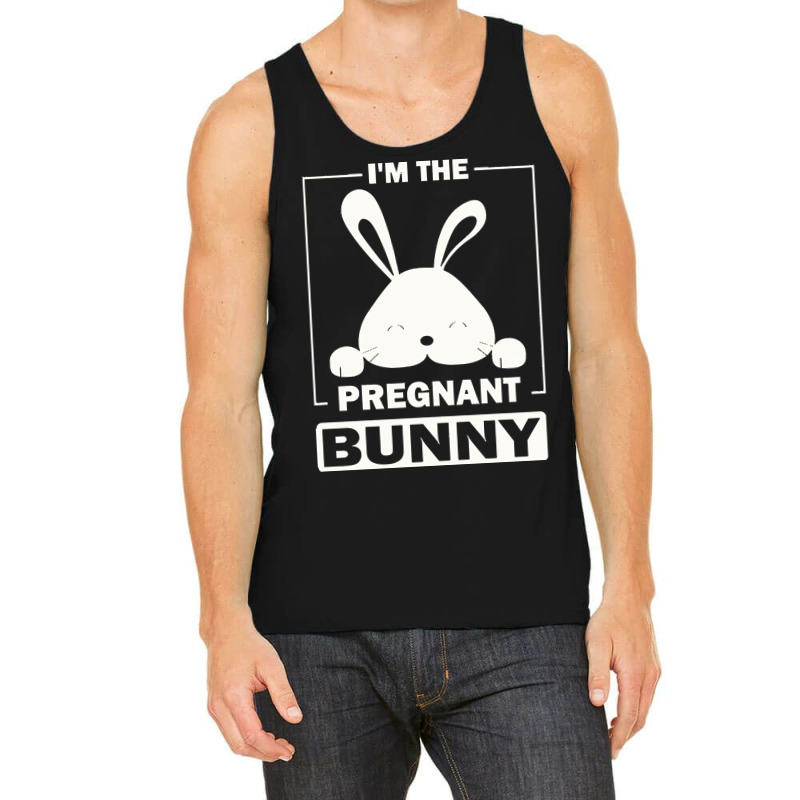 Pregnant Bunny T  Shirt I'm The Pregnant Bunny Funny Matching Family E Tank Top | Artistshot