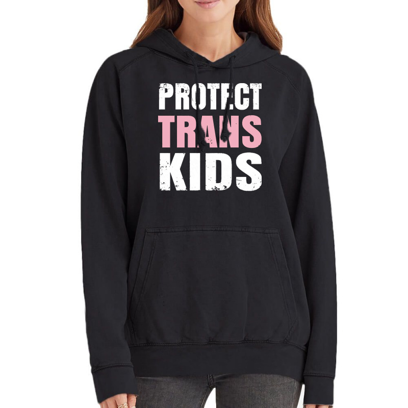 Protect Trans Kids T  Shirt Protect Trans Students L G B T Q Gay Trans Vintage Hoodie | Artistshot