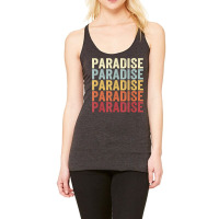 Paradise Pennsylvania Paradise Pa Retro Vintage Text T Shirt Racerback Tank | Artistshot