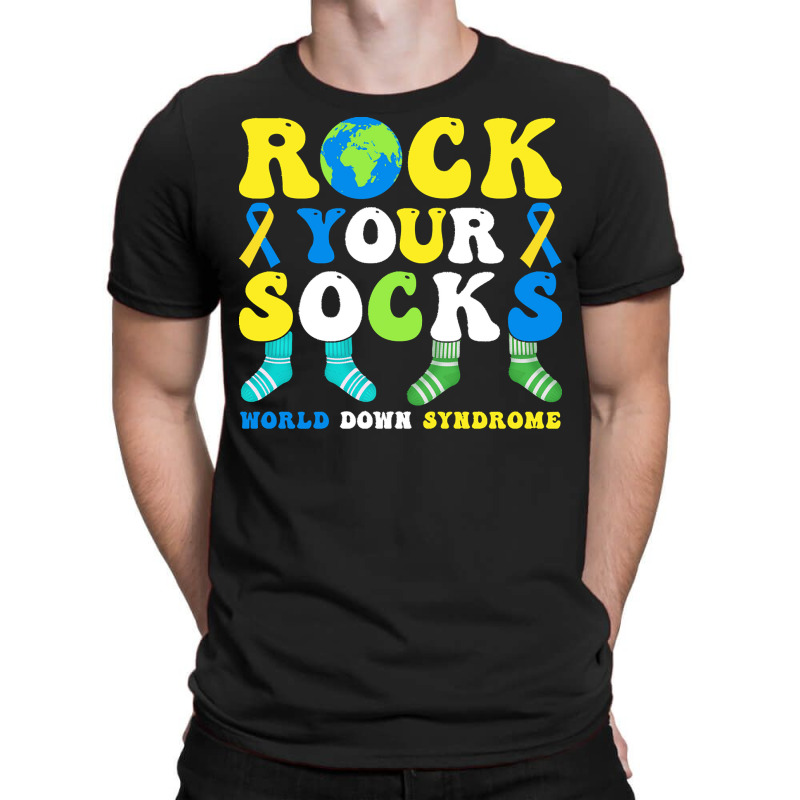 Rock Your Socks World Down Syndrome Day T  Shirt Rock Your Socks World T-shirt | Artistshot