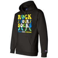 Rock Your Socks World Down Syndrome Day T  Shirt Rock Your Socks World Champion Hoodie | Artistshot