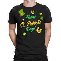 Saint Patricks Day T  Shirt Cute Leprechaun Shamrock Lucky Charm Happy T-shirt | Artistshot