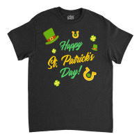 Saint Patricks Day T  Shirt Cute Leprechaun Shamrock Lucky Charm Happy Classic T-shirt | Artistshot