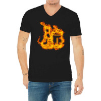 Scientist T  Shirt Fire Scientist Equipment T  Shirt V-neck Tee | Artistshot