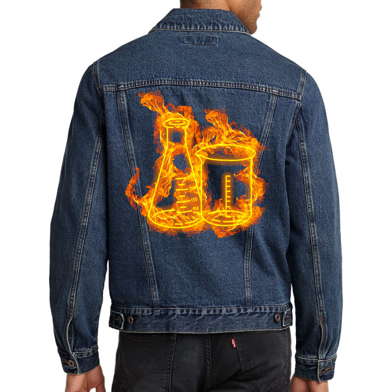 Scientist T  Shirt Fire Scientist Equipment T  Shirt Men Denim Jacket | Artistshot