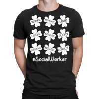 Social Worker St Patricks Day T  Shirt Shamrock Inspire Love Lucky Soc T-shirt | Artistshot