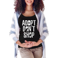 Limited Edition Adobt Dont Shop I Rescue Animals Live Love Adopt Dog Maternity Scoop Neck T-shirt | Artistshot