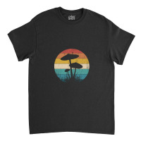 Retro Psychedelic Mushroom Shrooms Forager Magic Mycology Classic T-shirt | Artistshot