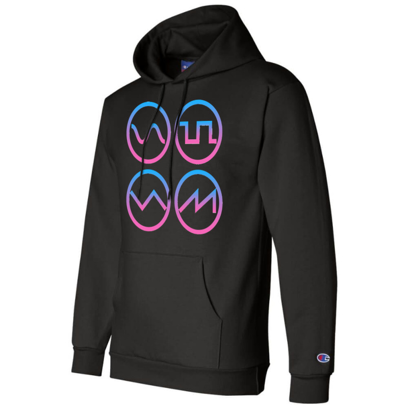 Synth Waveform Synthesizer Classic Champion Hoodie | Artistshot