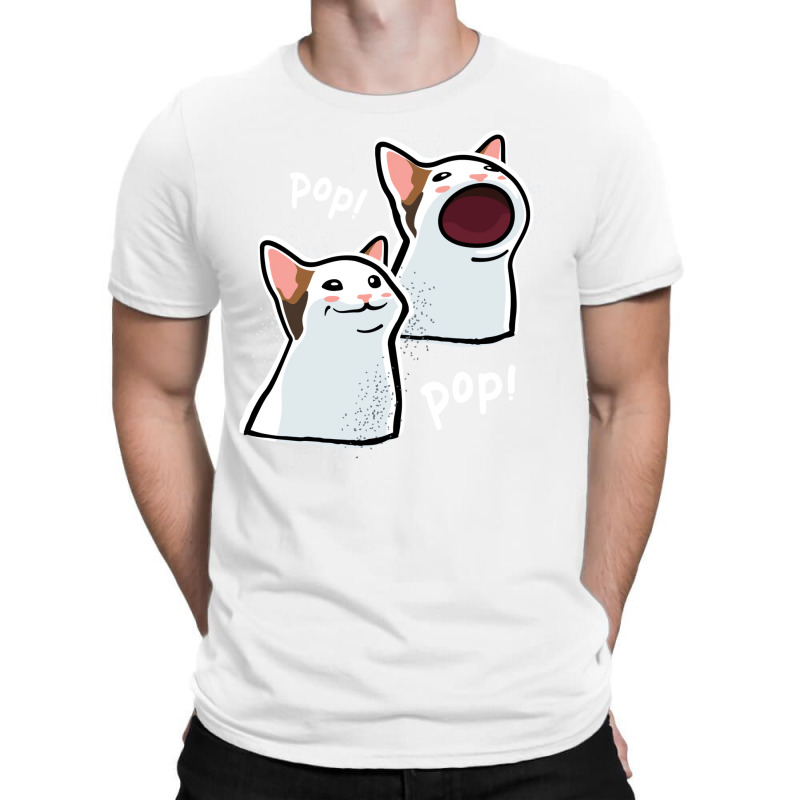 Popping Cat Meme  Pop Cat  Popcat T-Shirt by beyanglubow | Artistshot