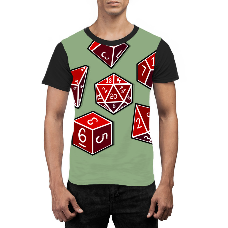 Dice Of Power Graphic T-shirt | Artistshot