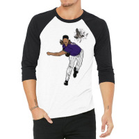 Randy Johnson Hits The Bird 3/4 Sleeve Shirt | Artistshot