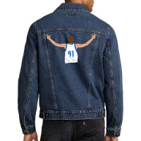 Dirk Nowitzki Celebration Men Denim Jacket | Artistshot