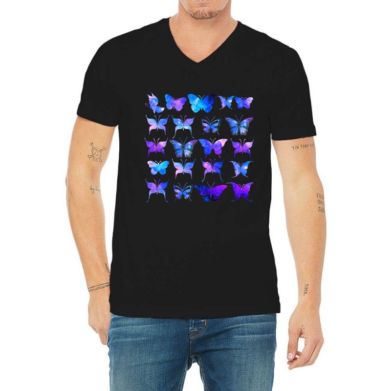 Limited Edition Butterfly-cc2sg V-Neck Tee by Jerhogen528 | Artistshot