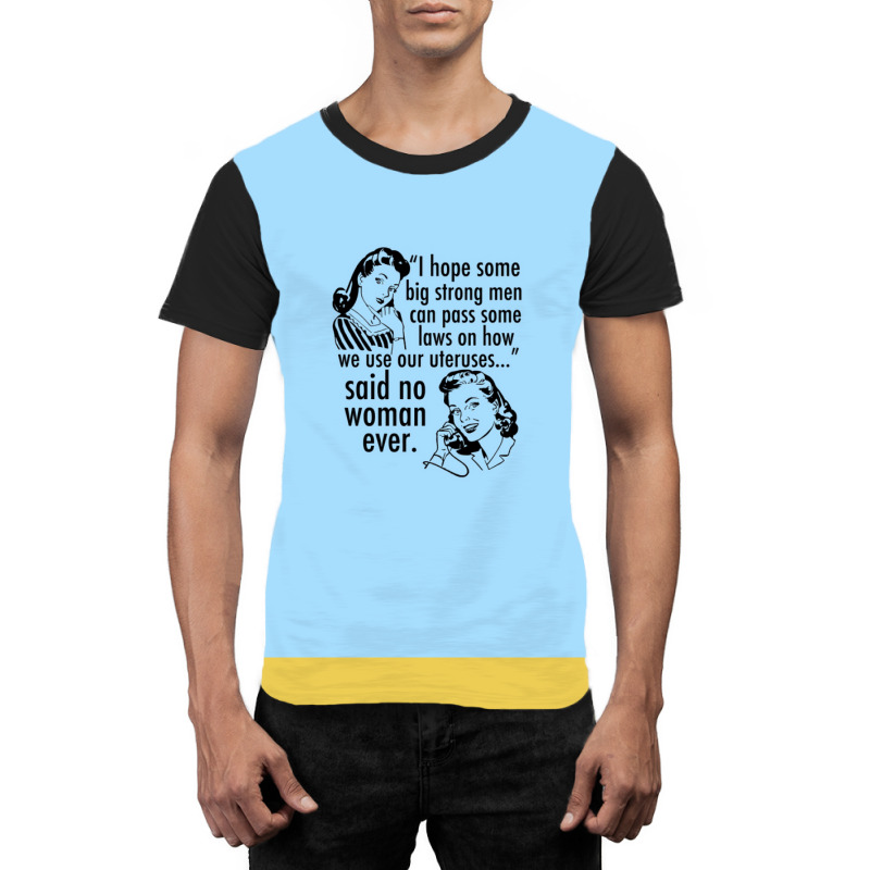 Pro Choice Vintage Humor Cartoon Graphic T-shirt | Artistshot