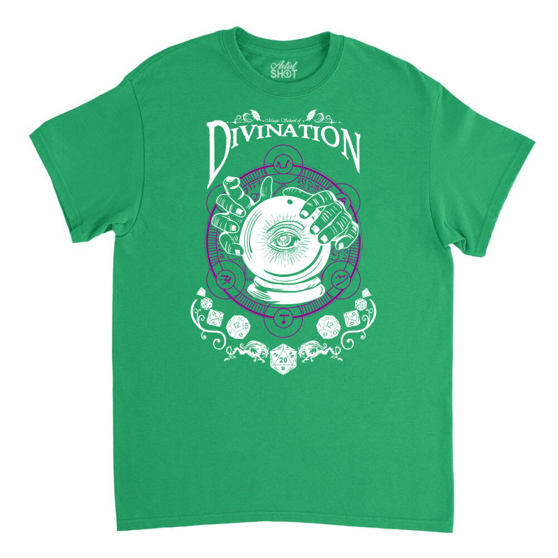 Divination   Rpg Magic School Series  White Classic T-shirt by kurisuwesian | Artistshot