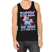 Poppin' My Way Through 100 Days Of School Unicorn Pop It T Shirt Tank Top | Artistshot