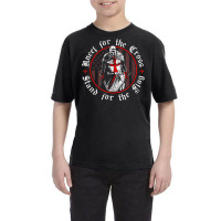 Renaissance Festival Crusader, Ren Faire Knights Templar T Shirt Youth Tee | Artistshot