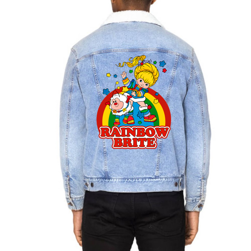 Rainbow Brite Unisex Sherpa-lined Denim Jacket | Artistshot