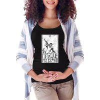 Seven Of Wands   Vii Of Wands   Tarot Card   Major Arcana   Fortune Te Maternity Scoop Neck T-shirt | Artistshot