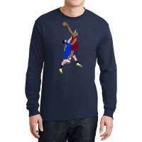 Richard Jefferson Dunk On Klay Thompson Original Long Sleeve Shirts | Artistshot