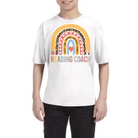 Reading Coach 100th Day Of School Teacher Rainbow T Shirt Youth Tee | Artistshot