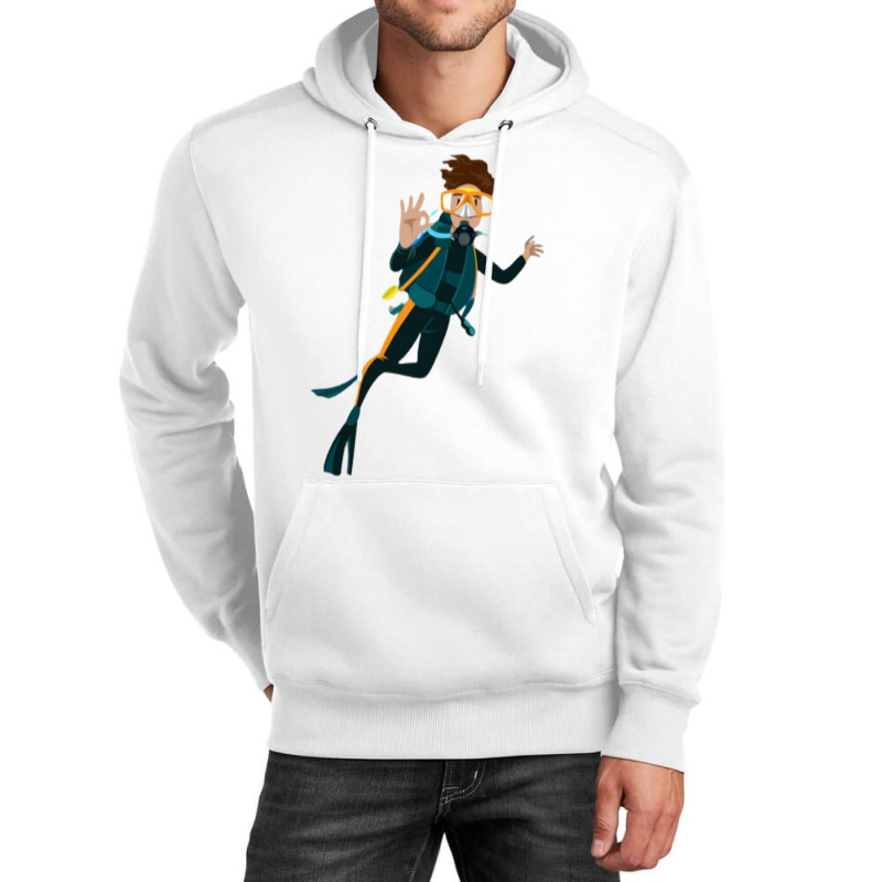 Scuba Diver Unisex Hoodie | Artistshot