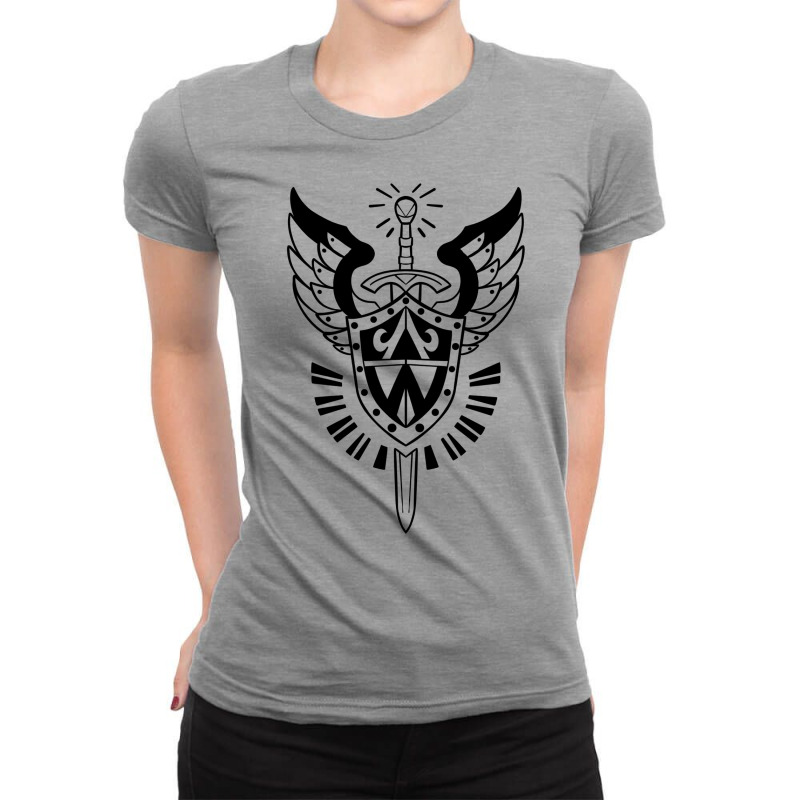 Paladin   Oath Of Devotion Black Ladies Fitted T-Shirt by sibaranupf | Artistshot