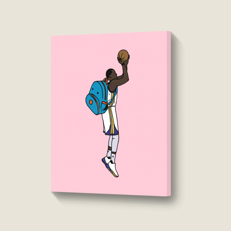 Draymond Green Backpack Jumpshot Portrait Canvas Print By Kurisuwesian ...