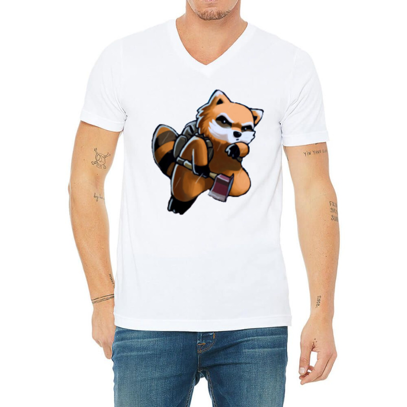 Spiffo The Lumberjack V-neck Tee | Artistshot